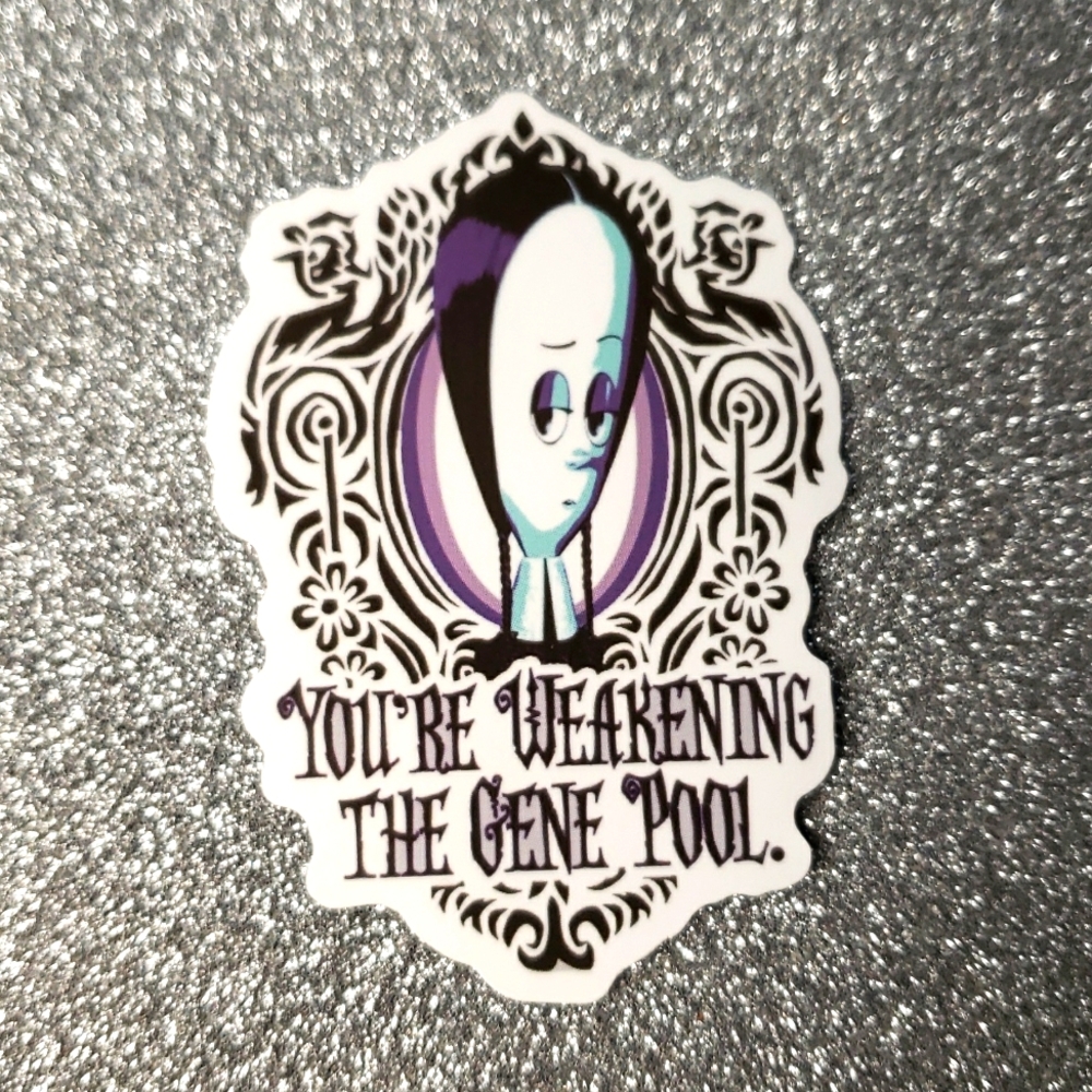 10/$10 ADDAMS FAMILY waterproof sticker